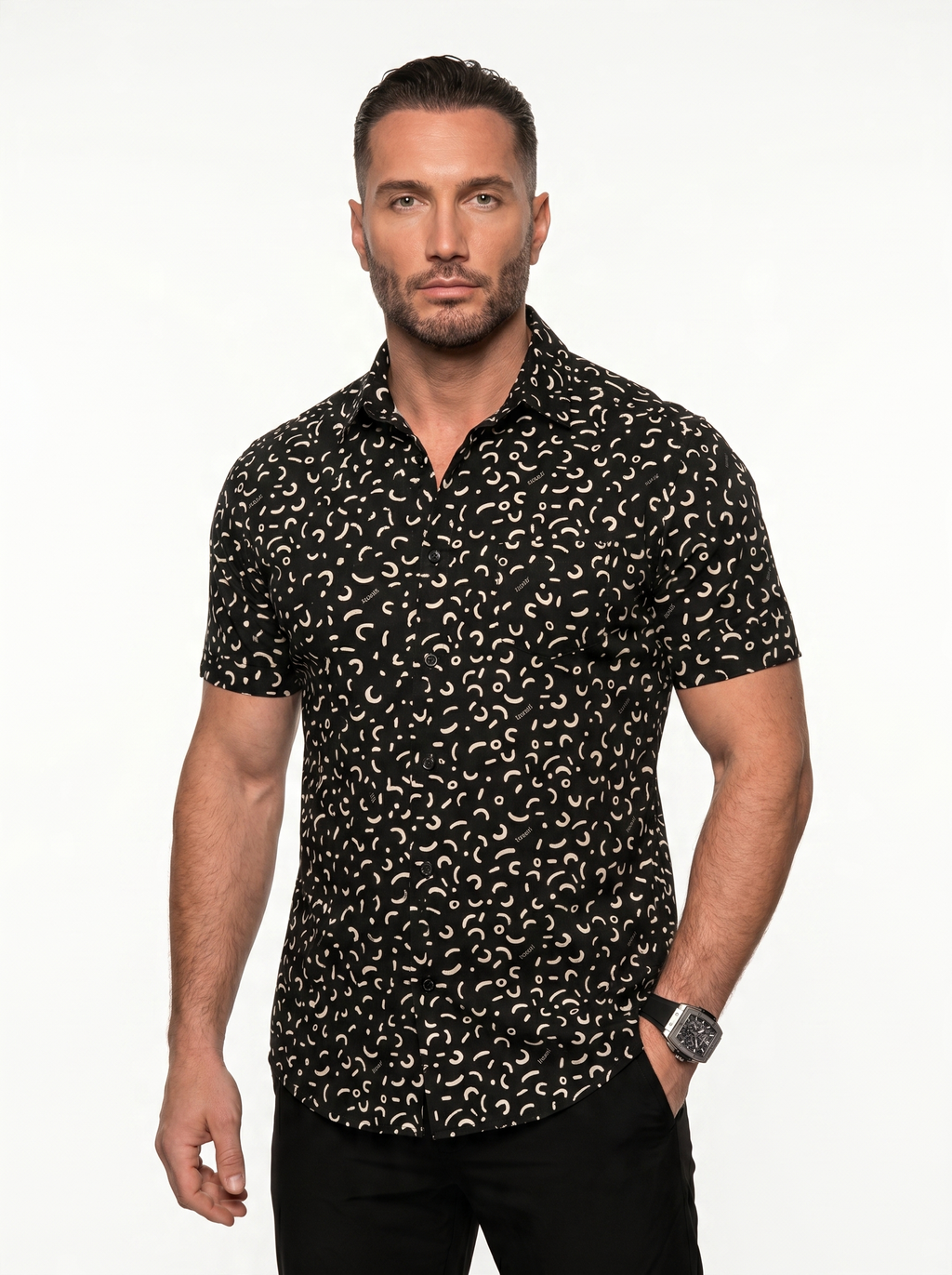 Signature Resort Shirt Black