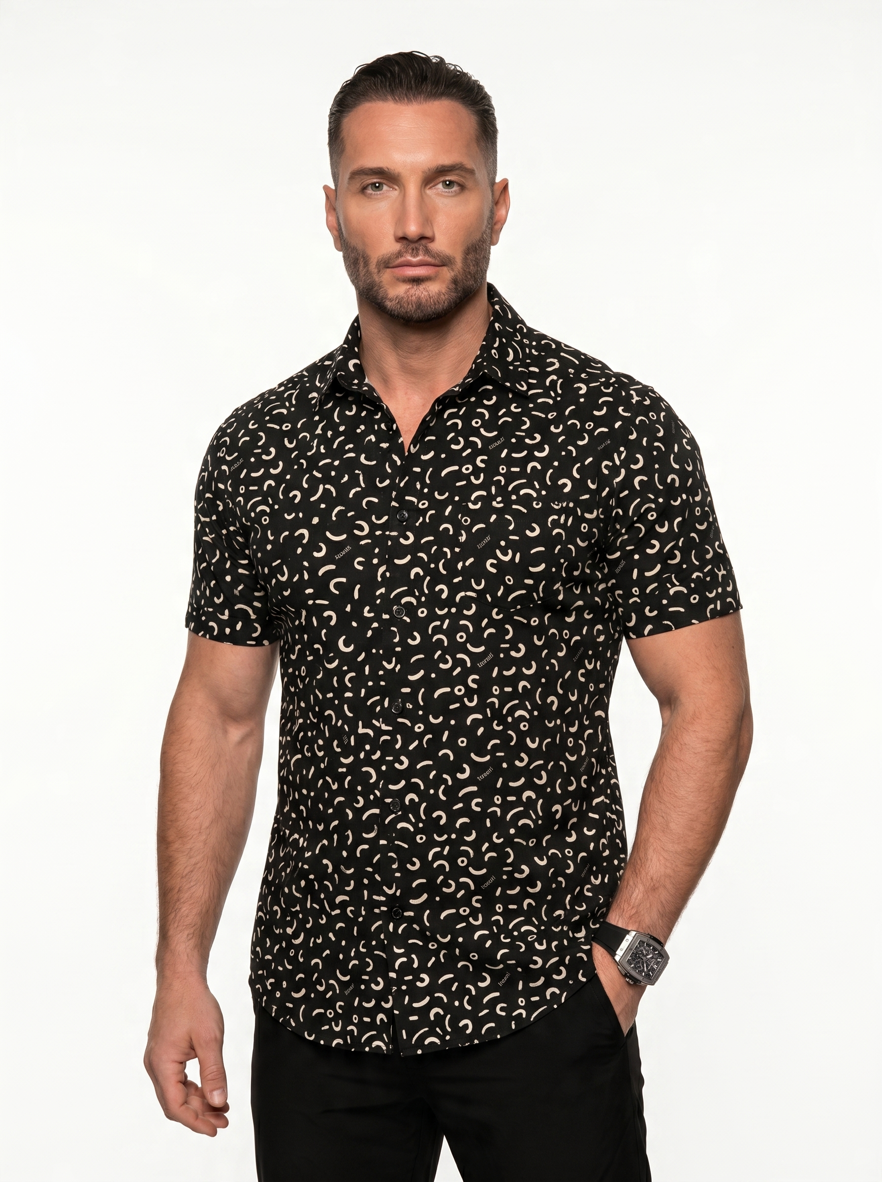 Signature Resort Shirt Black